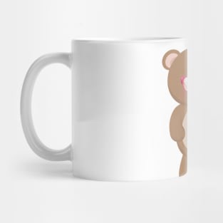 BEAR IN RED LEPS ART Mug